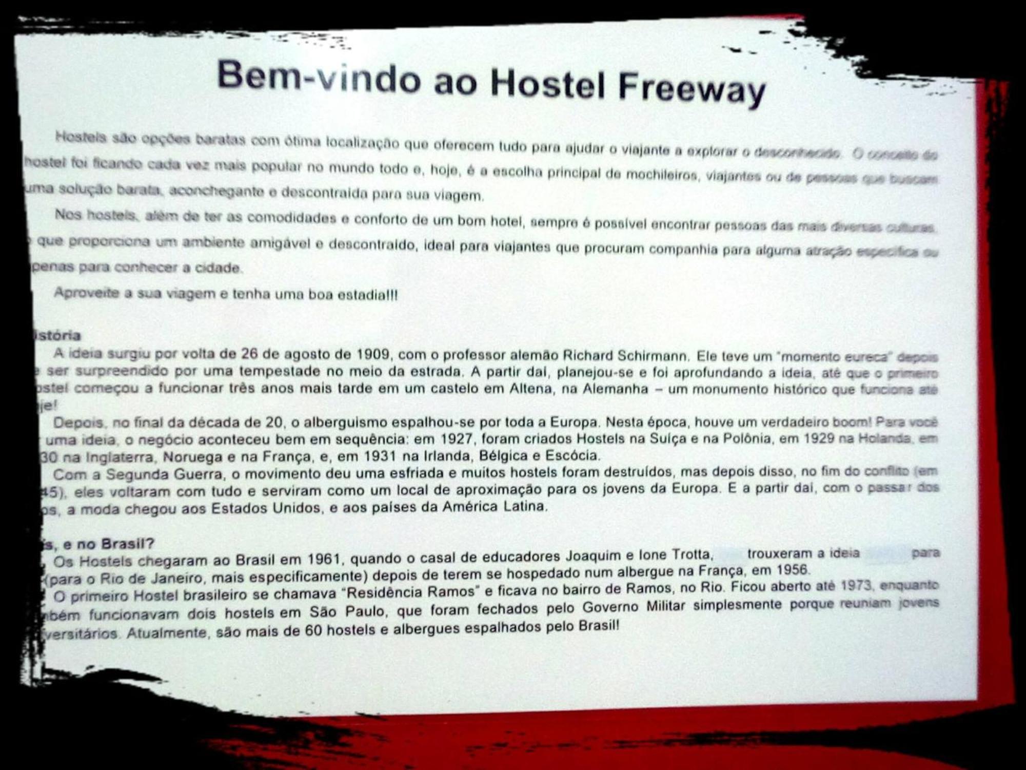Hostel Freeway Brezilya Dış mekan fotoğraf